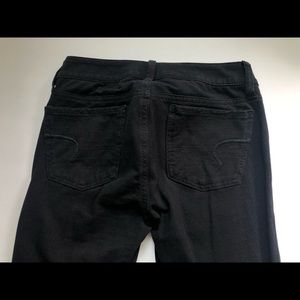 American Eagle Knit Jeggings Black